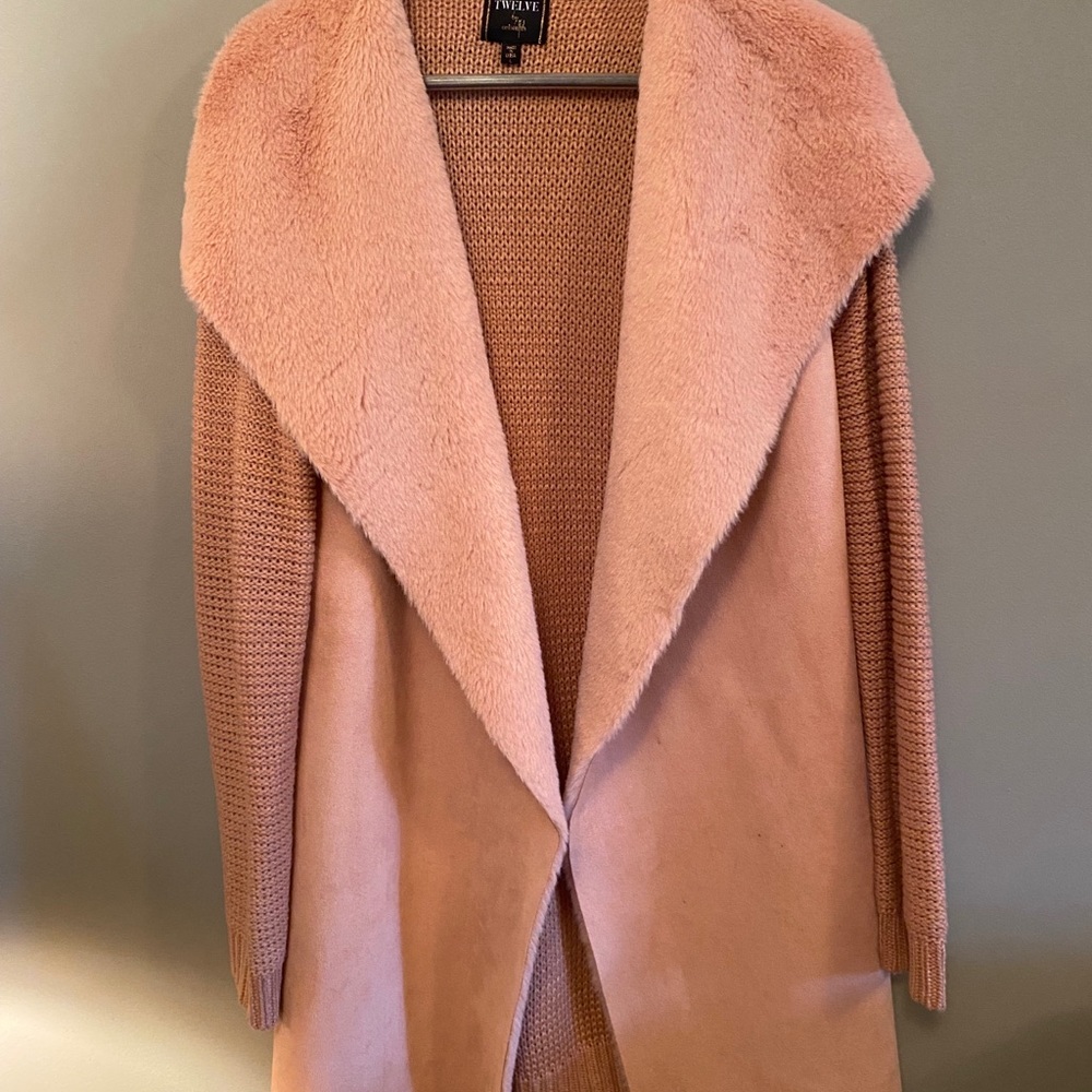 Cardigan by Twelve by Ontwelfth, Size:  L, Color: Dusty Rose